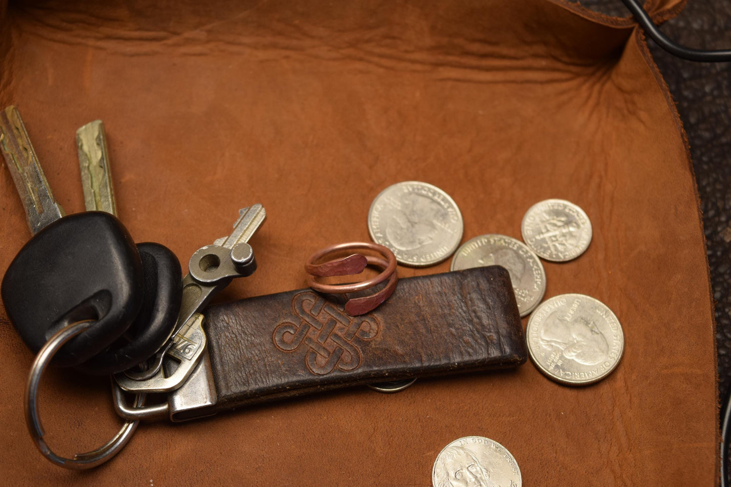 Hand Forged Copper Wrap Ring
