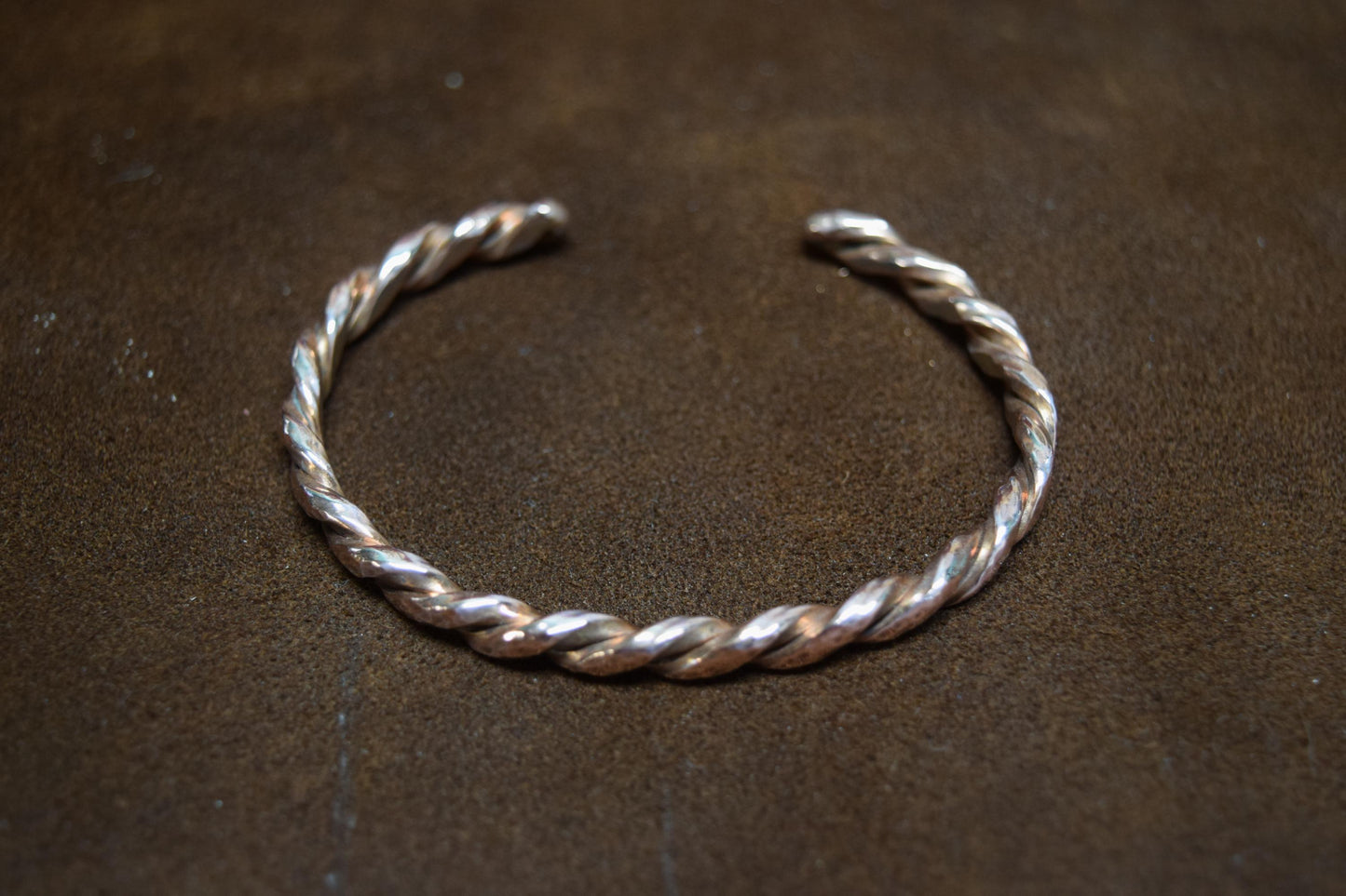 Handcrafted Solid Braided Copper Cuff Bracelet